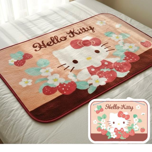 【預購商品】【0920結單】【批發】日本進口 三麗鷗kitty 珊瑚絨毛蓋毯 250918-05