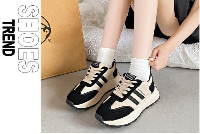 【長期團2026】【預購商品】【批發】韓版拼色增高厚底運動鞋A02 260201-22