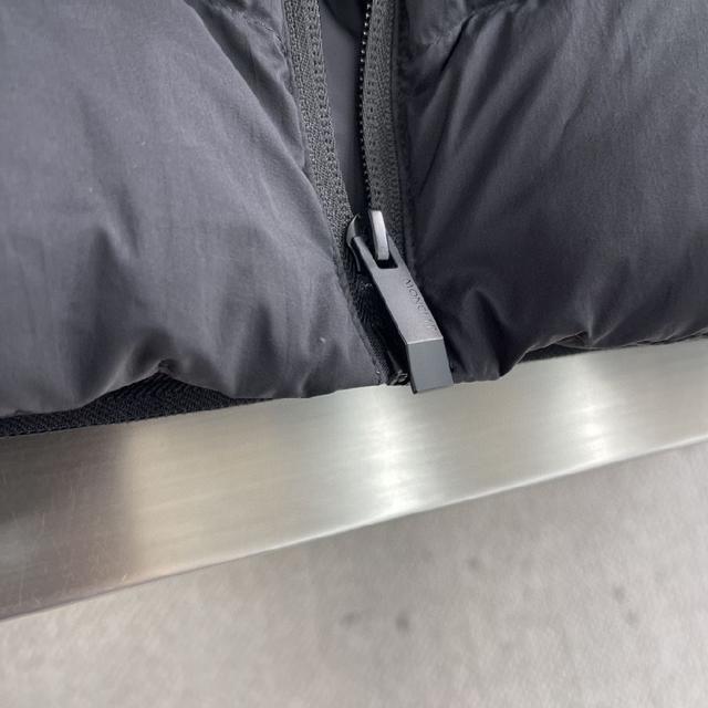 秋冬简约。黑 /藏青色中长款 可卸围巾领 羊毛大衣 羽绒服