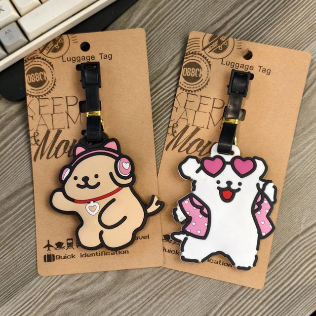 可愛線條小狗行李吊牌（預購）