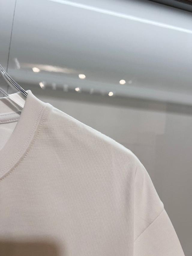 彩绘字母logo 男女同款 短袖t恤 ·定制320克重100％双纱