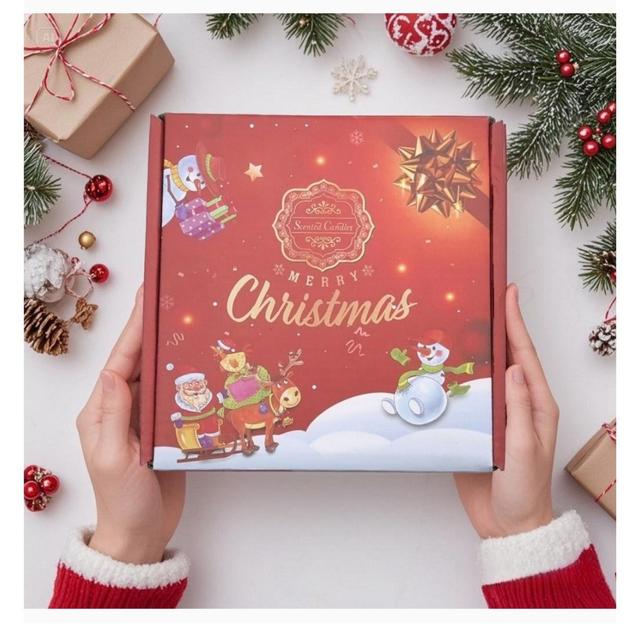 美國 聖誕限定香氛大豆蠟燭禮盒（4入組） #11/14