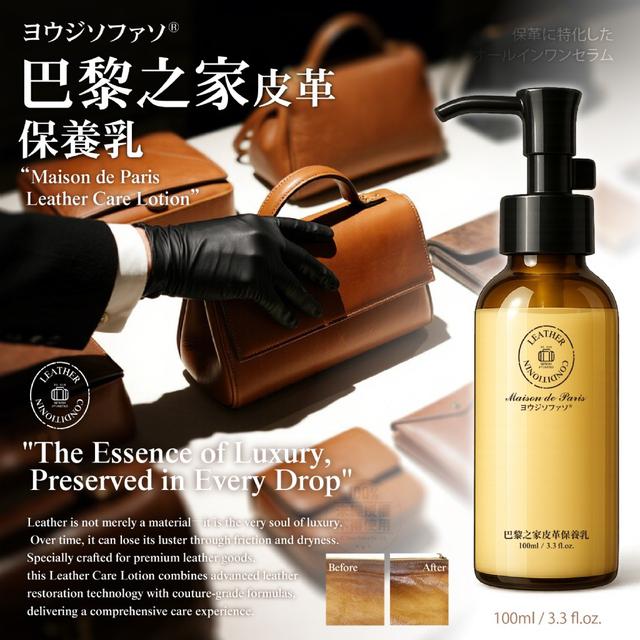 【預購商品】【0402結單】【批發】ヨウジソファソ®巴黎之家皮革保養乳100ml 260331-18