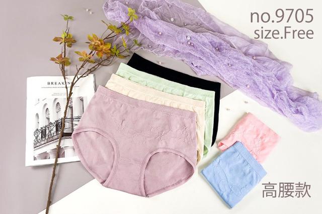 【預購商品】【1115結單】【批發】紫杉醇純色高彈無縫內褲6件 251113-03