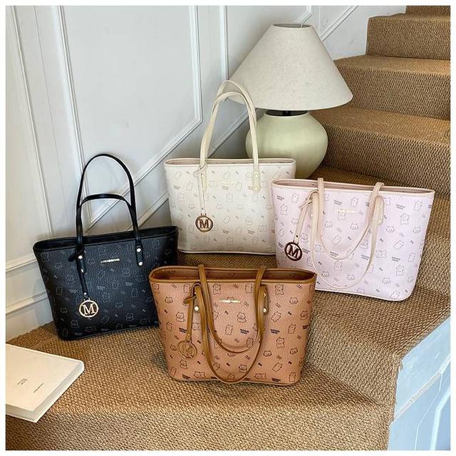 #新品報到-時尚印花貓咪托特包