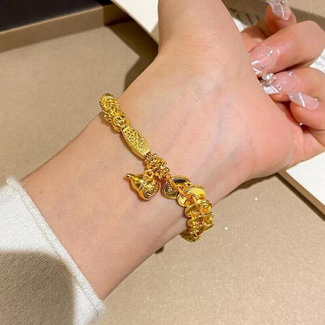 【長期團2026】【預購商品】【批發】五帝錢小葫蘆手環手鍊 86532 260211-04