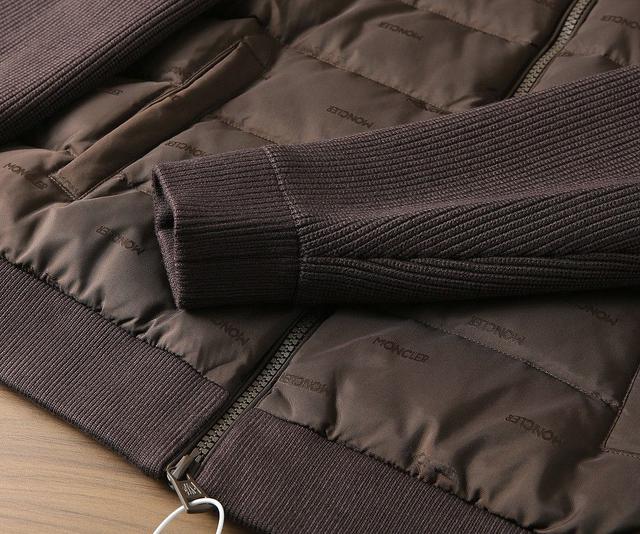 MON*CLER 蒙口 🆕25秋冬最新款羊毛针织拼接羽绒服