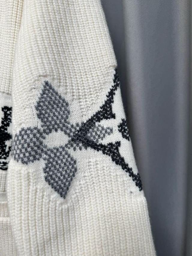 LOUIS VUITTON/路易威登 26fw 滑雪嵌花针织开衫外套