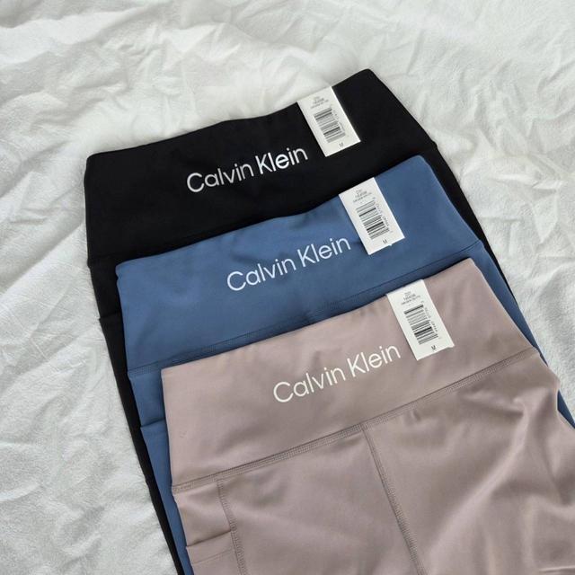 有單就下~美國 us Calvin Klein 微奢心機側口袋高腰彈力瑜伽緊身褲