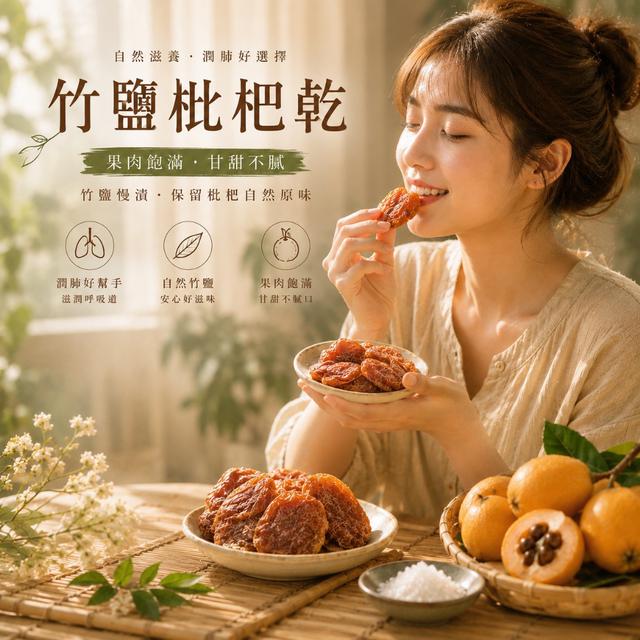 預購 竹鹽枇杷乾 150g-5/27號中午12點結單