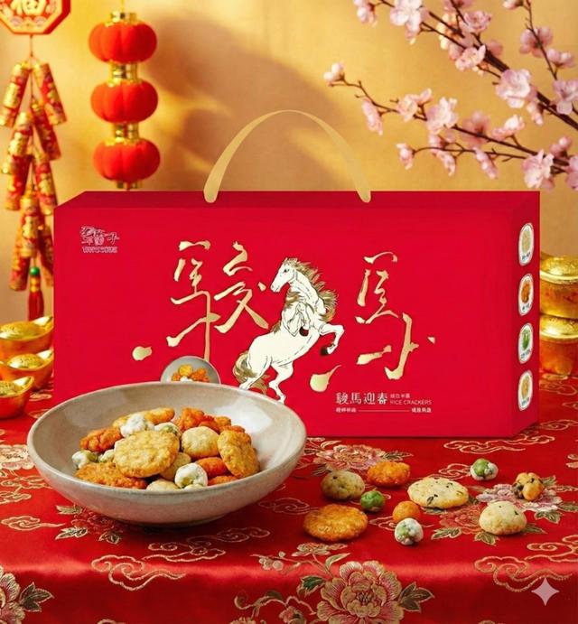 預購 荳之家《駿馬迎春》綜合米菓禮12g×18包/盒【廠商直發、不進倉】-12/30下午3點收單