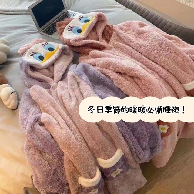 【預購商品】【1112結單】【批發】暖呼呼加厚加絨睡袍 251109-27