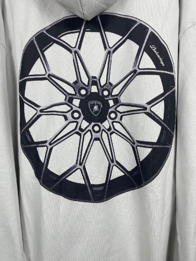 巴黎经典LOGO反面刺绣洗水做旧磨烂拉链开衫连帽卫