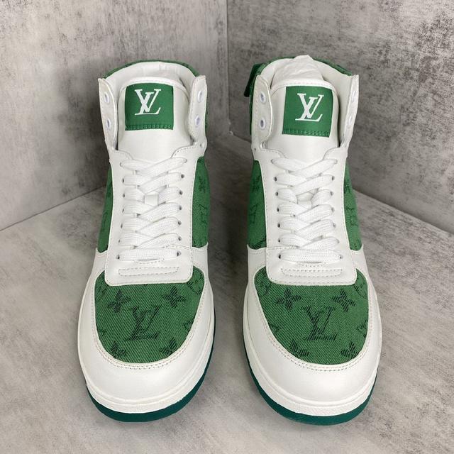 高帮运动鞋 Monogram 丹宁布取自可循环聚酯纤维