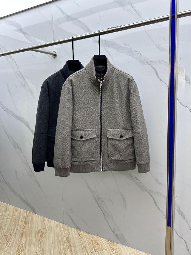 Loro Piana 2025ss秋冬新款独家最新时尚秋冬羽绒立领外套
