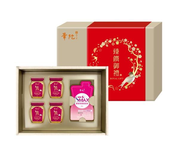 #收單260223-華陀 麥蘆卡蜂蜜燕窩+SMAX膠原燕窩胜肽飲精緻雙享禮盒