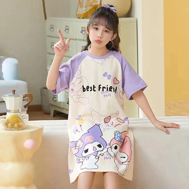 【預購商品】【0530結單】【批發】親子款 日系卡通居家睡衣裙 250528-18