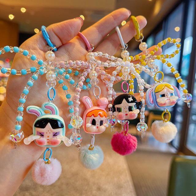 【預購商品】【0225結單】【批發】crybaby哭娃蝴蝶結串珠掛件 250222-09