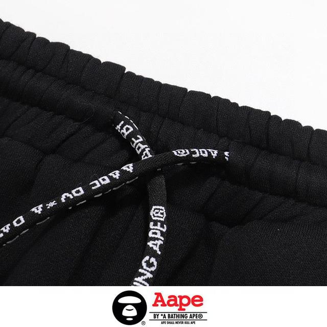 0934毛圈薄款 934加绒厚款 猿人头AAPE宽松 休闲卫裤运动长裤 M L XL XXL