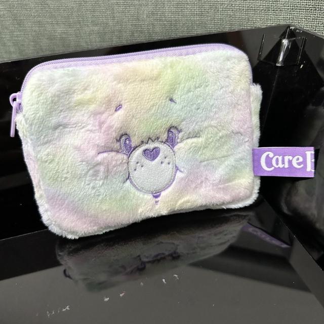 📌care Bears彩虹熊 馬卡龍漸層拉鍊零錢包包