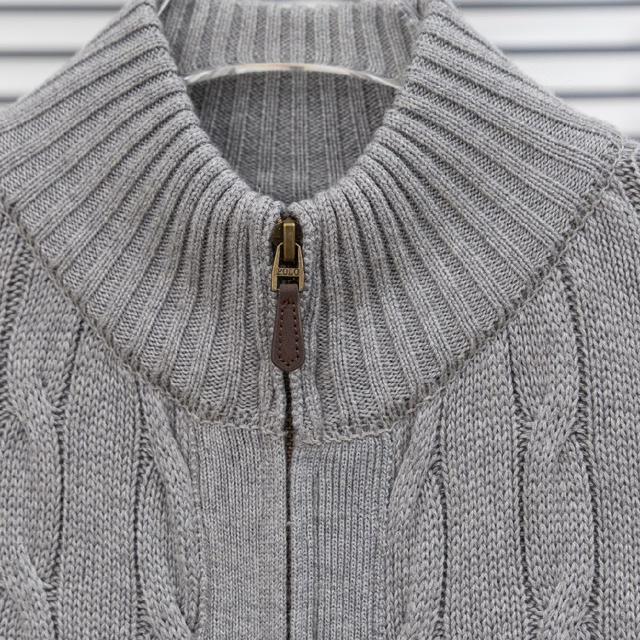 款式：拉夫劳伦 POLO Ralph Lauren小标刺绣针织老钱风拉链开衫外套