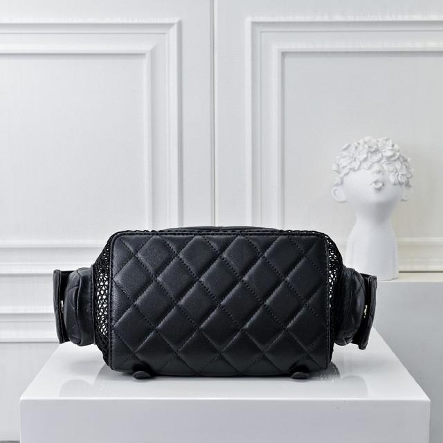 CHANEL25S春夏爆款系列🔥香奈儿渔网网纱包采用镂空网纱