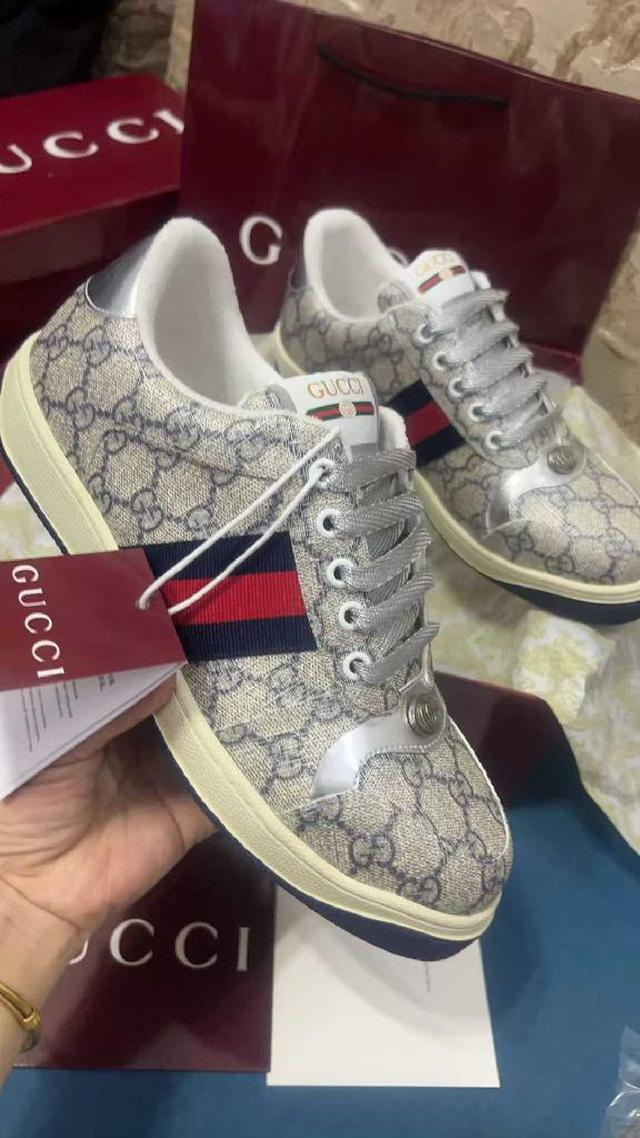 原版开发代购级别版本……金属双G水晶圆柱形标……Gucci原版纹织带
