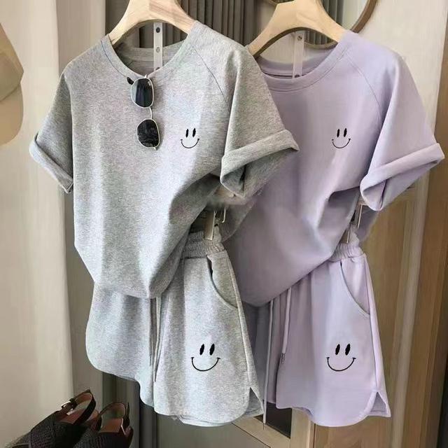 【預購商品】【0803結單】【批發】笑臉休閒套裝 250731-28