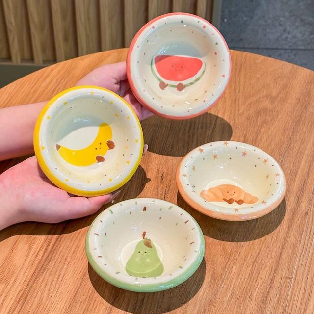 日式可愛水果陶瓷醬料碟(預購)