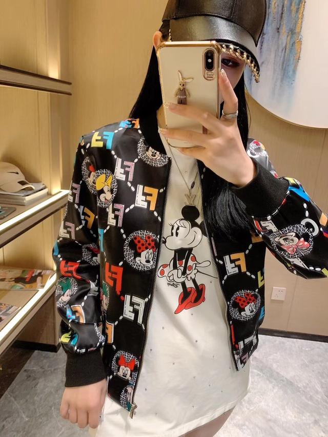 【原彪+吊牌1:1高品质版】实拍防疫服FEN字母长袖拉链休闲运动外套