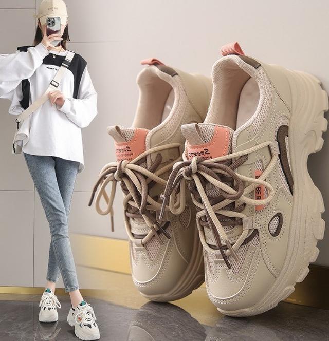 【預購商品】【1010結單】【批發】潮酷炸街厚底老爹鞋 251007-20