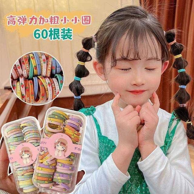 【預購】【1020結單】【批發】兒童不傷髮-高彈力髮圈60入