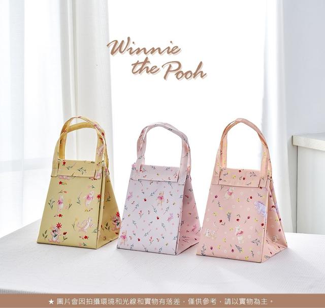 Disney 迪士尼 花草維尼 兩用式餐墊保溫袋(預購)