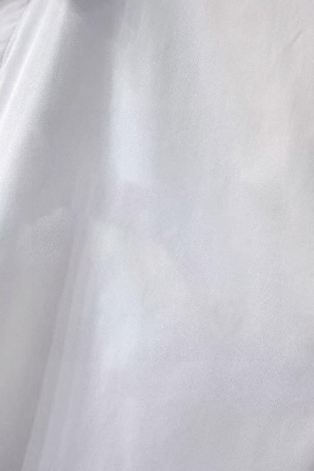 人工学立体裁剪，上身自然修身，暗门襟设计，纯棉竹纤维面料