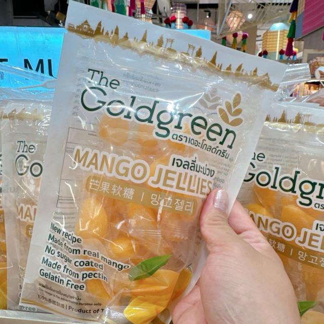 泰國 貴婦等級 The gold green  系列無糖零嘴 芒果軟糖200g