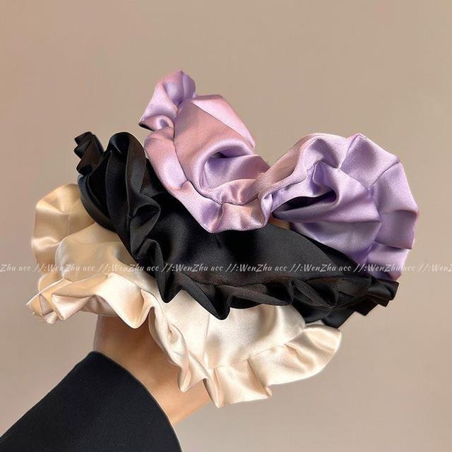 明星同款公主頭花褶皺大腸髮圈(預購)