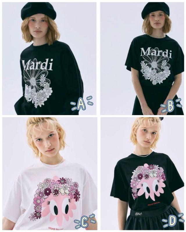 韓國Mardi Mercredi 全新款(大學T短T)#11/15早上10點