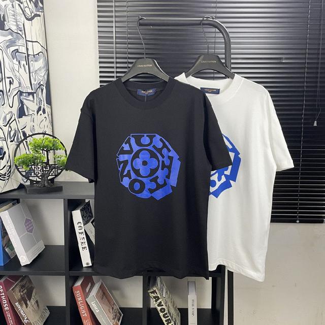 款号：L841#路易威登官网新款走秀系列前后印花短袖