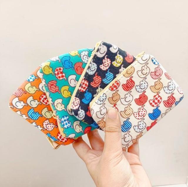 【預購商品】【1124結單】【批發】泰國恰圖恰市集限定 可愛小象圖案零錢包 251122-15