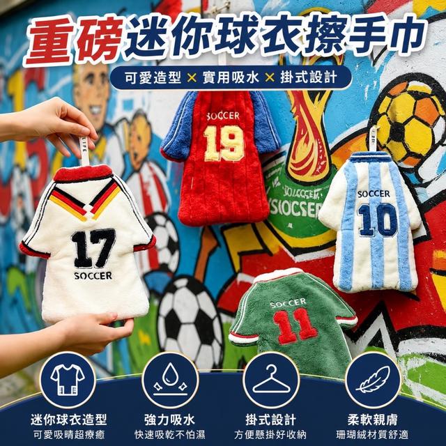 預購 重磅迷你球衣擦手巾【4款各一】-7/29號中午12點結單
