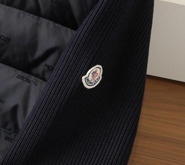 MON*CLER 蒙口 🆕25秋冬最新款羊毛针织拼接羽绒服