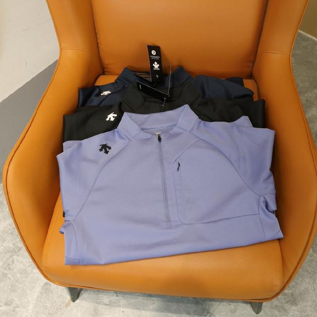 迪桑特新款男士春秋立领运动休闲打底衫长袖亲肤弹力柔软T恤