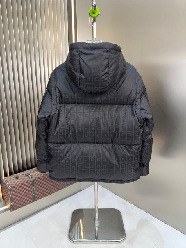 秋冬新款官网同款原单立领羽绒服 新色系🔥  满印暗纹老花
