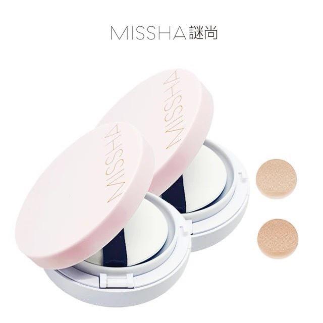 限量預購 福利品 公司正貨-Missha謎尚 輕透裸光 無瑕氣墊粉餅 15g