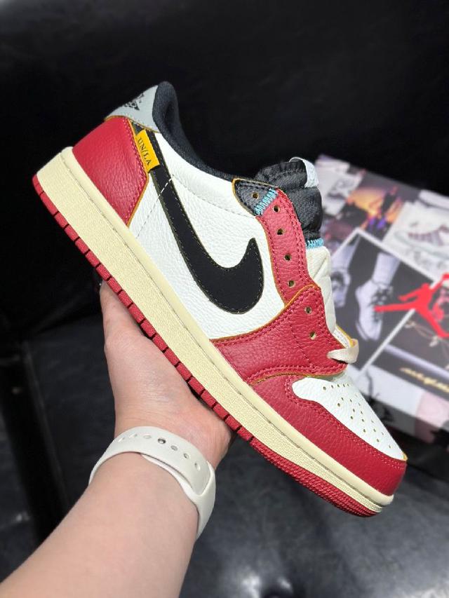 公司级 # Air Jordan 1 Low 防滑 低帮 倒钩联名款