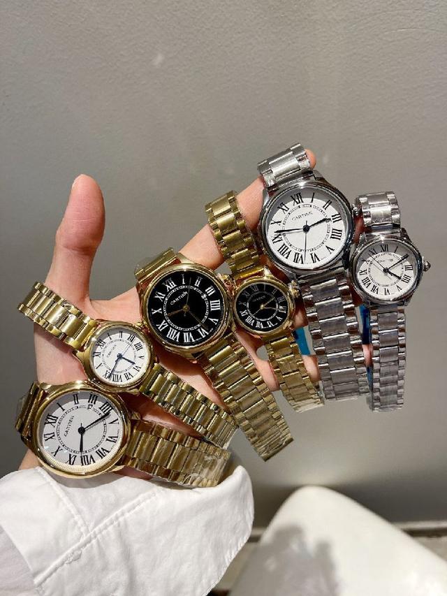 💰600卡地亚、新款、实心钢带、表盘40mm和30mm～～