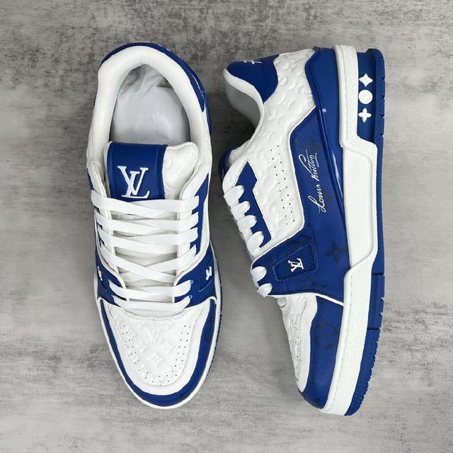 Louis*Vuitto* LV Trainer 最新走秀款 大底和面料私模