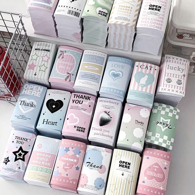 ins韓風簡約星星裝飾打包封口貼 (預購)
