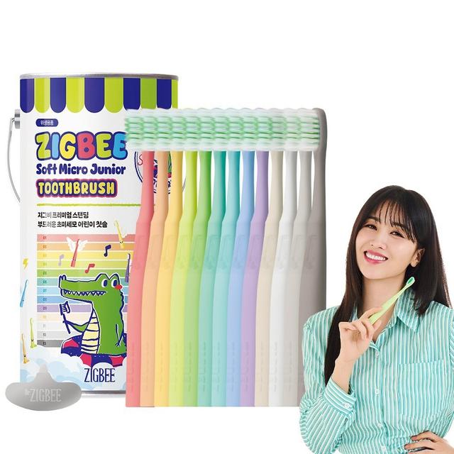 預購 韓國｜ZIGBEE 極細軟毛油漆桶兒童牙刷 13支-4/1號中午12點結單