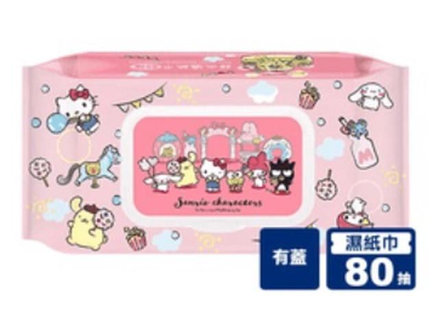 💕三麗鷗有蓋濕紙巾💕有團購
